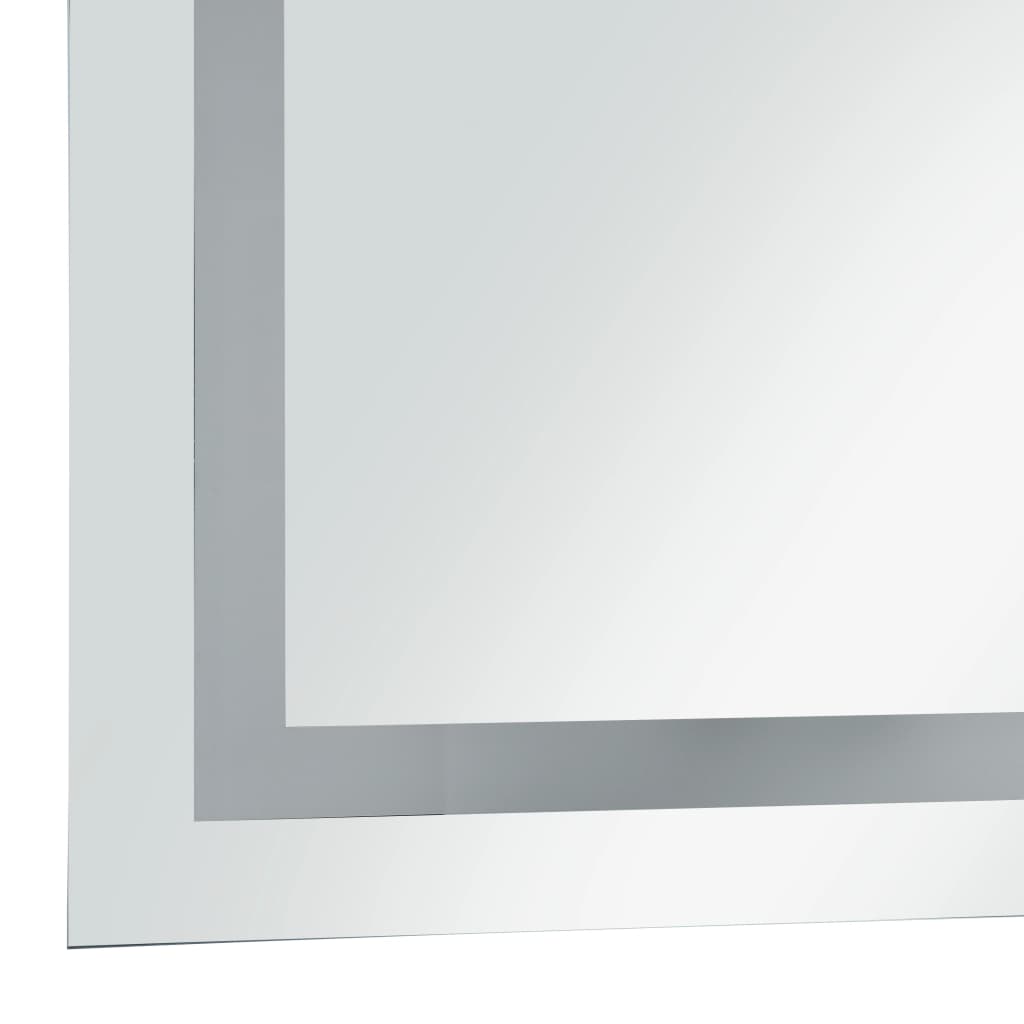 vidaXL Kopalniško LED ogledalo s senzorjem na dotik 60x80 cm