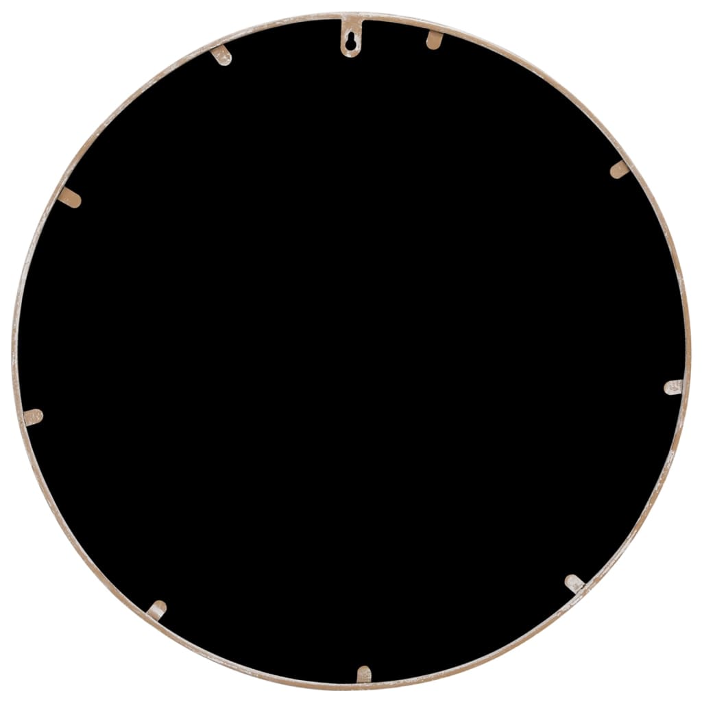 vidaXL Ogledalo peščeno 40x3 cm železno okroglo za notranjo uporabo