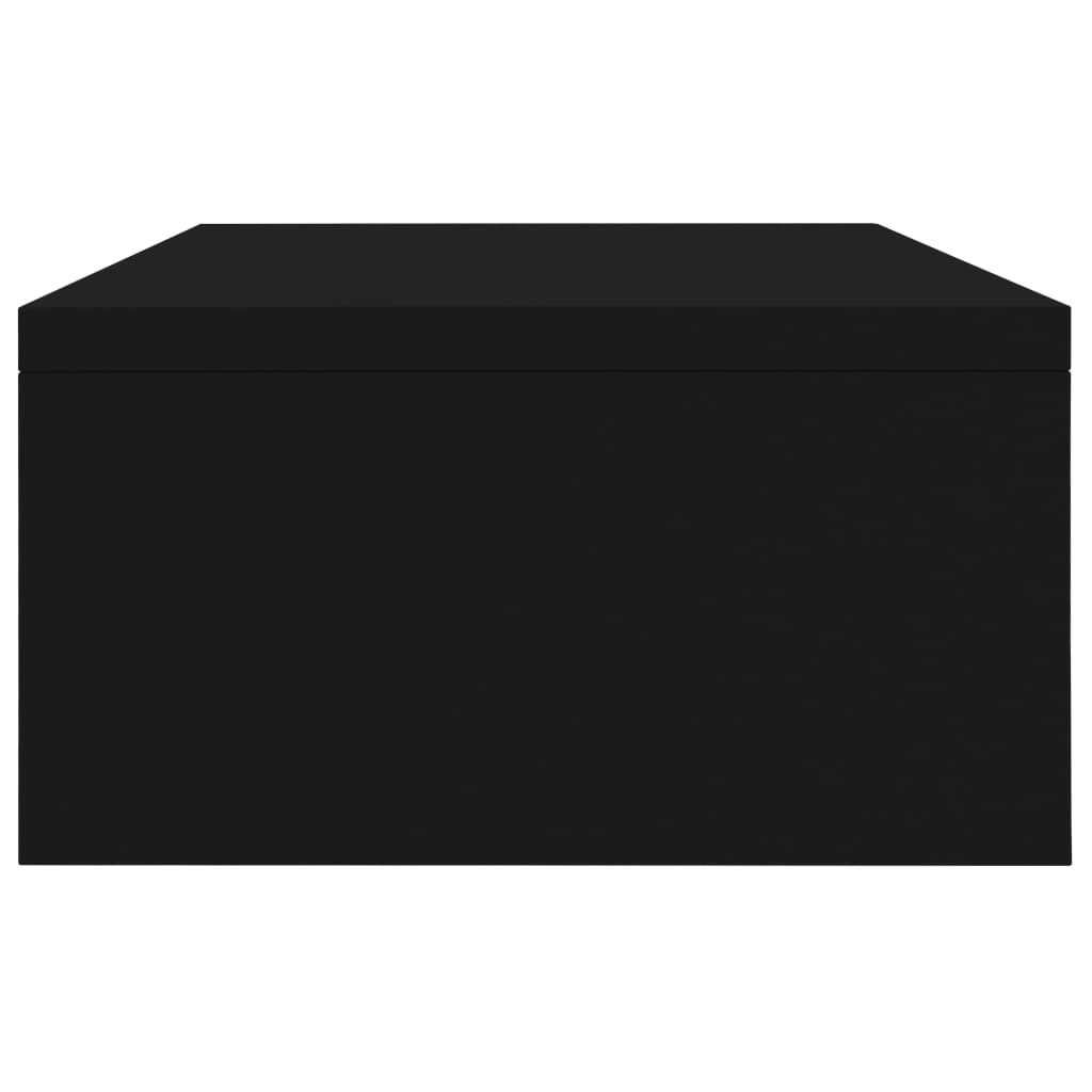 vidaXL Stojalo za ekran črno 42x24x13 cm iverna plošča