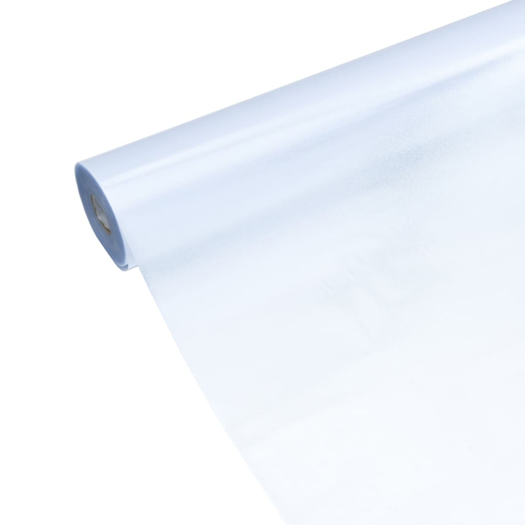 vidaXL Folija za okna statična matirana prozorna siva 45x1000 cm PVC