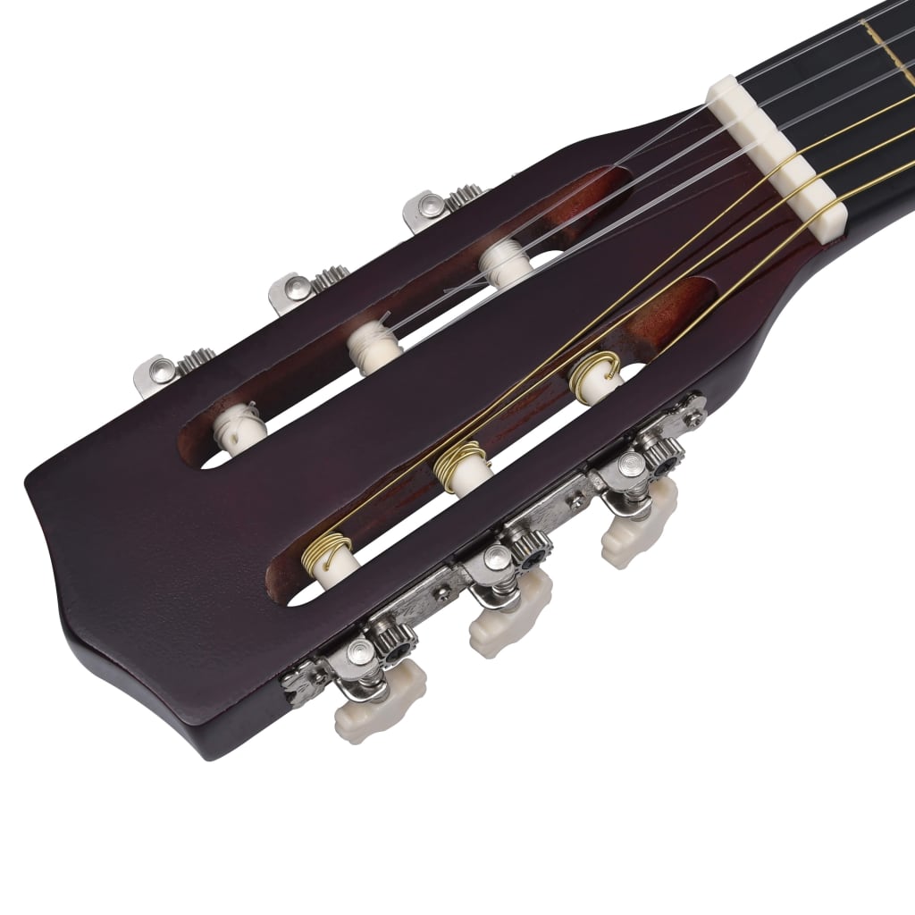 vidaXL Klasična kitara za začetnike s torbo 3/4 36"