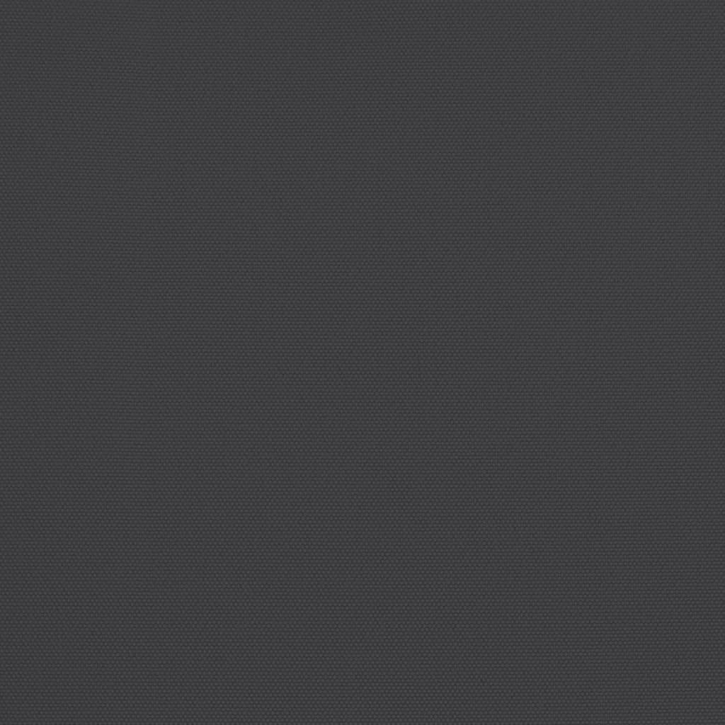vidaXL Balkonski senčnik z aluminijastim drogom 270x135x245 cm črn