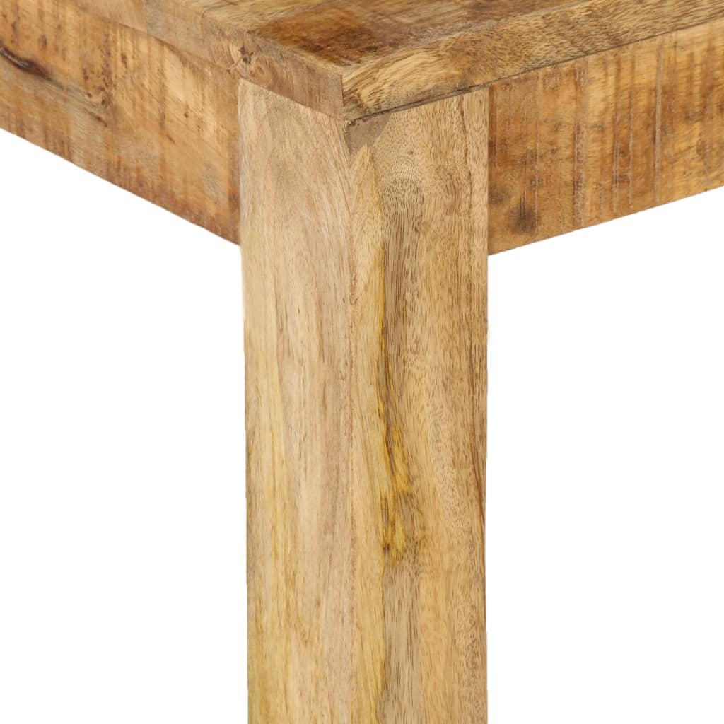 vidaXL Klubska mizica iz trdnega mangovega lesa 80x80x40 cm