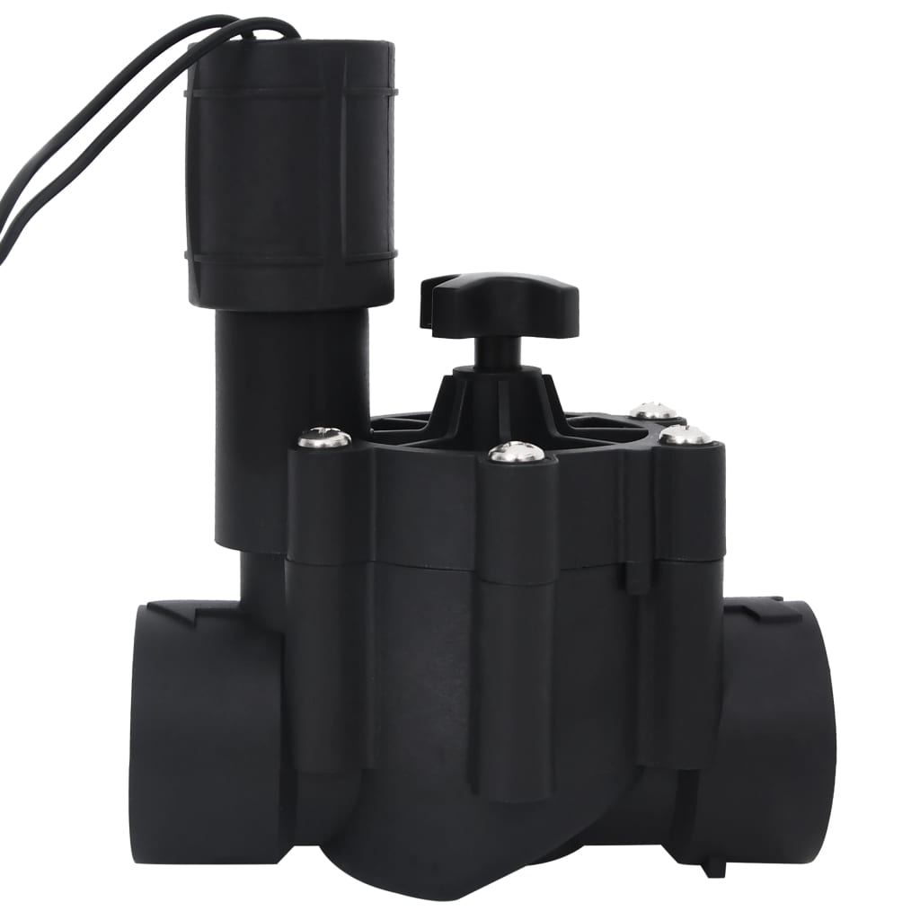 vidaXL Upravljalnik za zalivanje s senzorjem vlage in ventilom