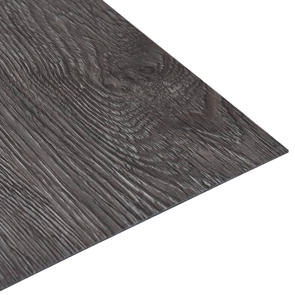 vidaXL Samolepilne talne plošče 5,11 m² PVC rjave
