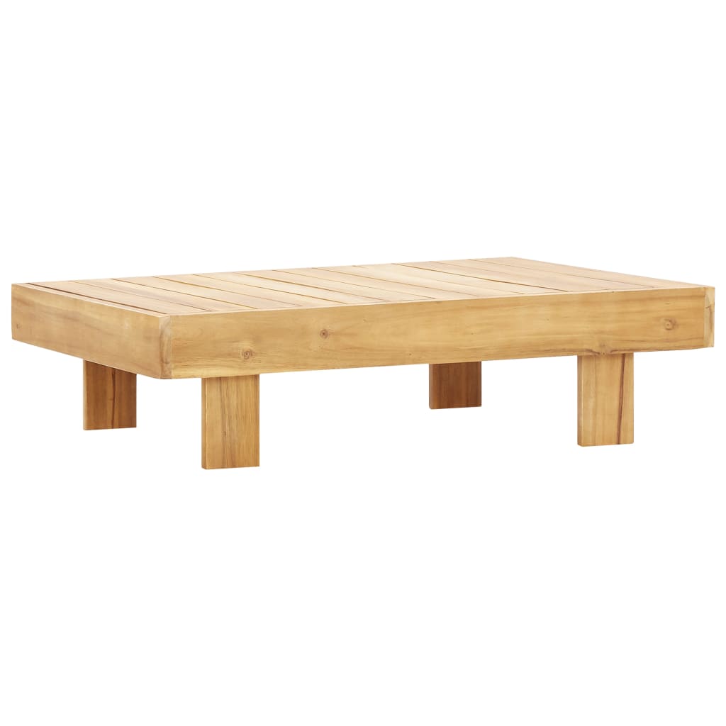 vidaXL Klubska mizica 90x60x25 cm trden akacijev les