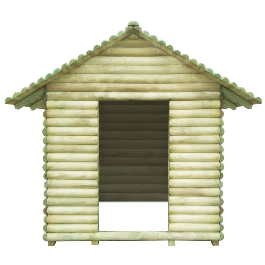 vidaXL Otroška hiška iz impregnirane borovine 167x150x151 cm