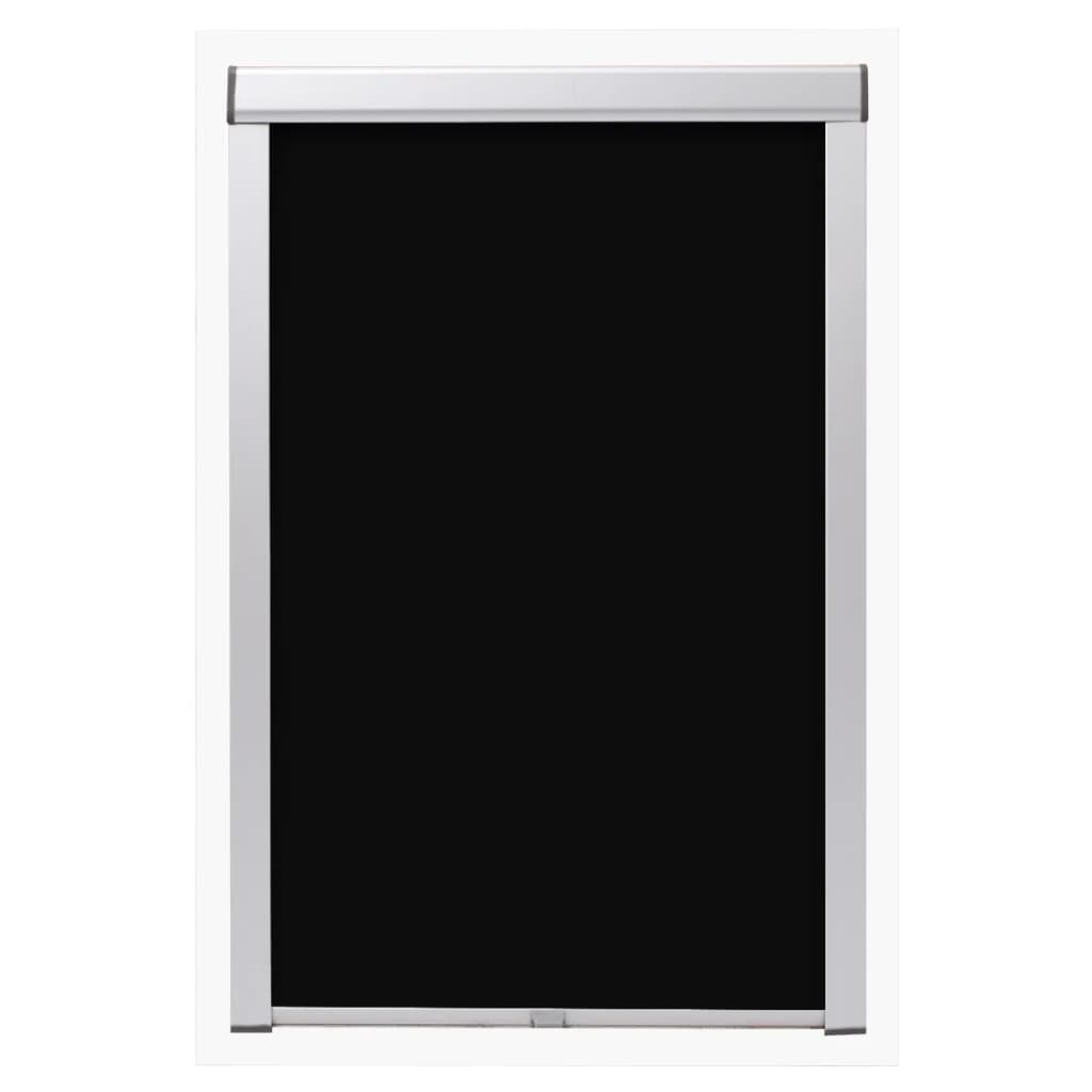 vidaXL Senčilo za zatemnitev okna črne barve 104