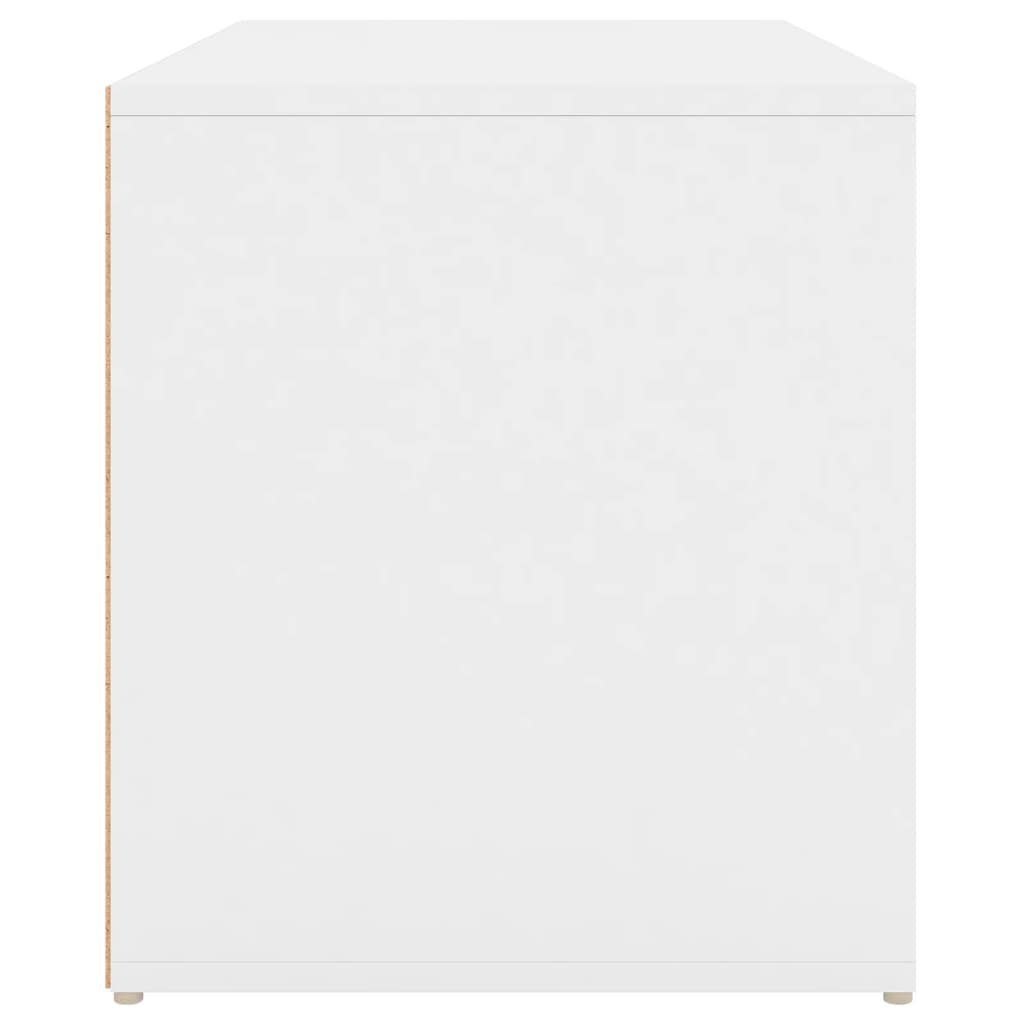 vidaXL Klop za hodnik 80x40x45 cm bela iverna plošča