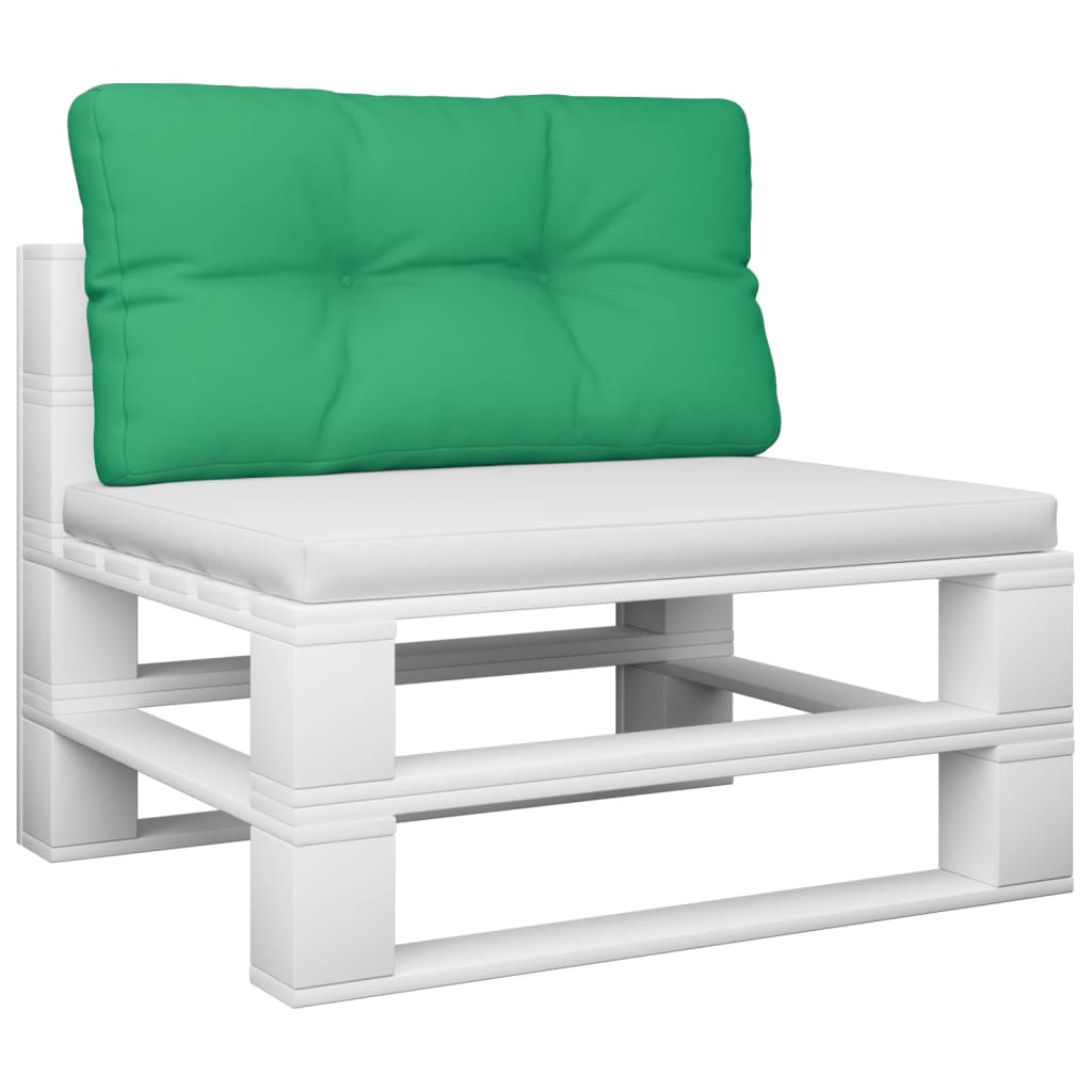 vidaXL Blazina za kavč iz palet zelena 70x40x12 cm