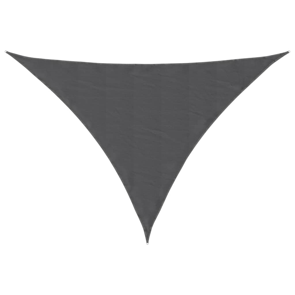 vidaXL Senčno jadro oksford blago trikotno 2,5x2,5x3,5 m antracitno