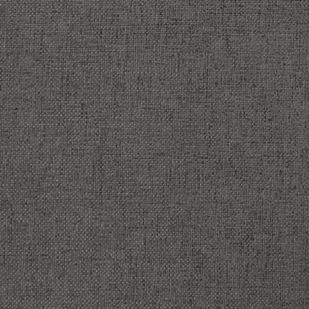 vidaXL Stolček za noge temno siv 45x29,5x39 cm blago