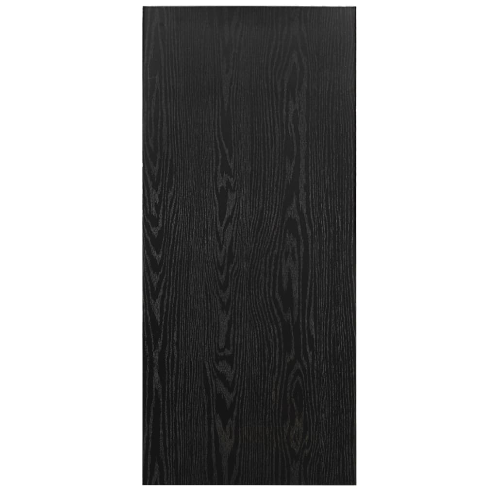 vidaXL Kopalniško pohištvo črne barve 90x40x16,3 cm