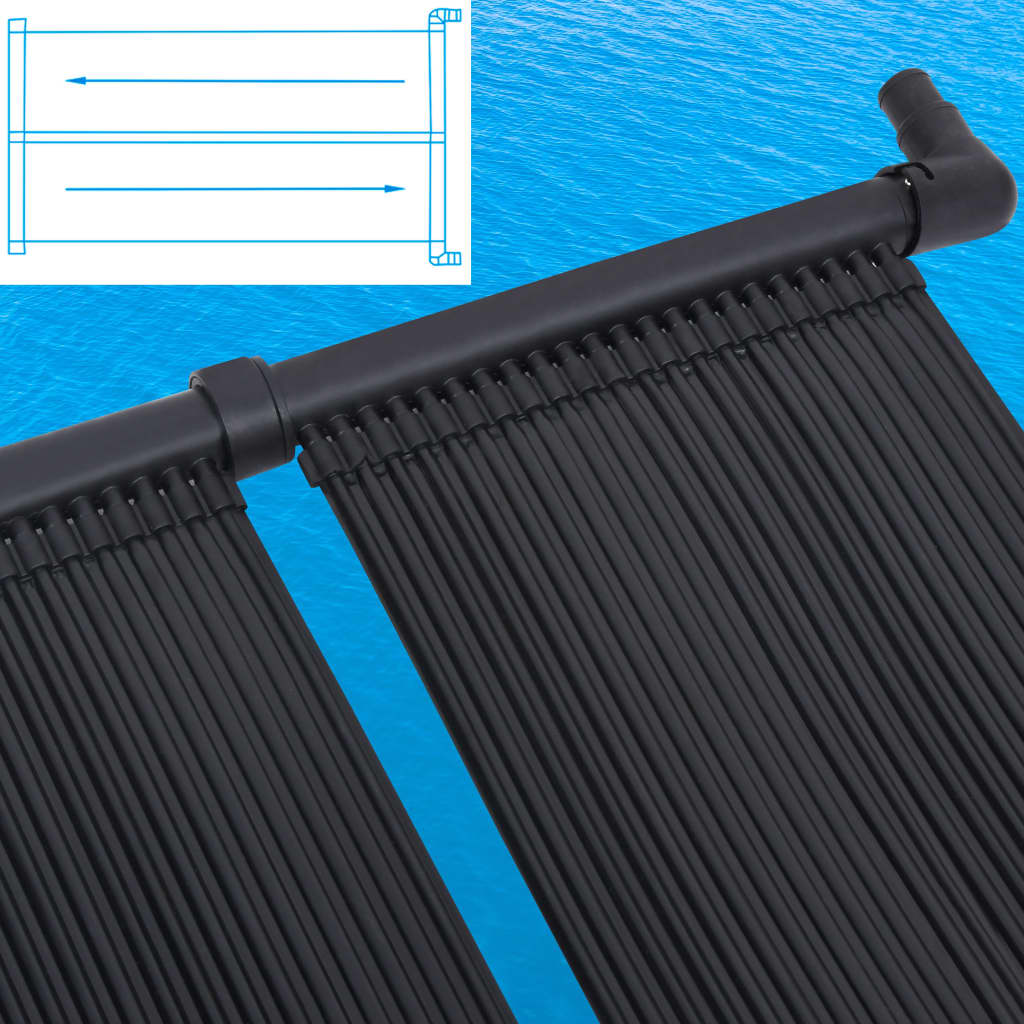 vidaXL Solarni grelni panel za bazen 80x310 cm