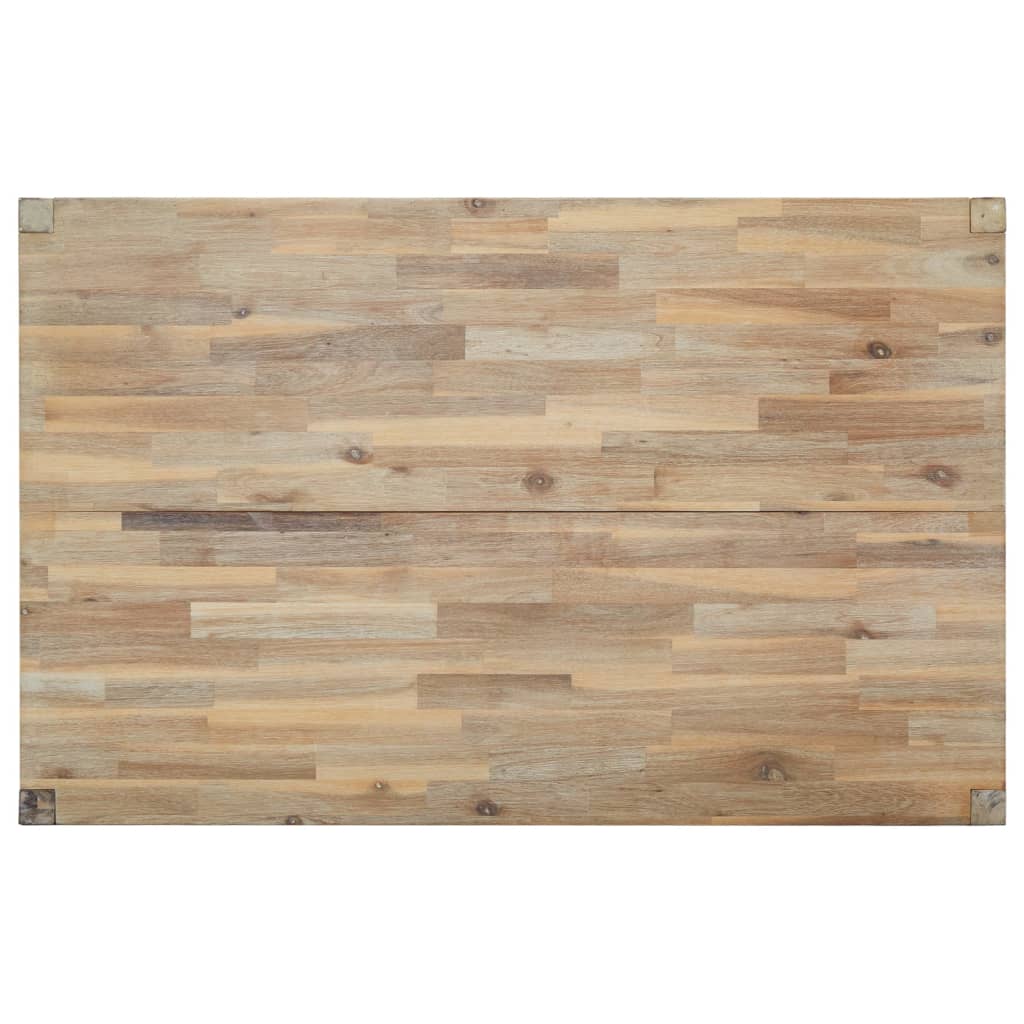 vidaXL Jedilna miza 120x70x75 cm trden akacijev les