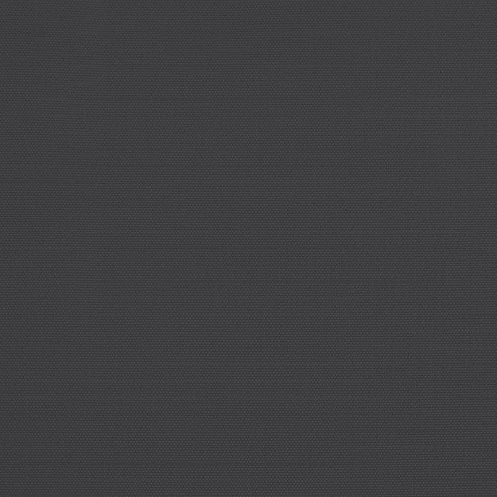 vidaXL Dvojni senčnik črn 449x245 cm