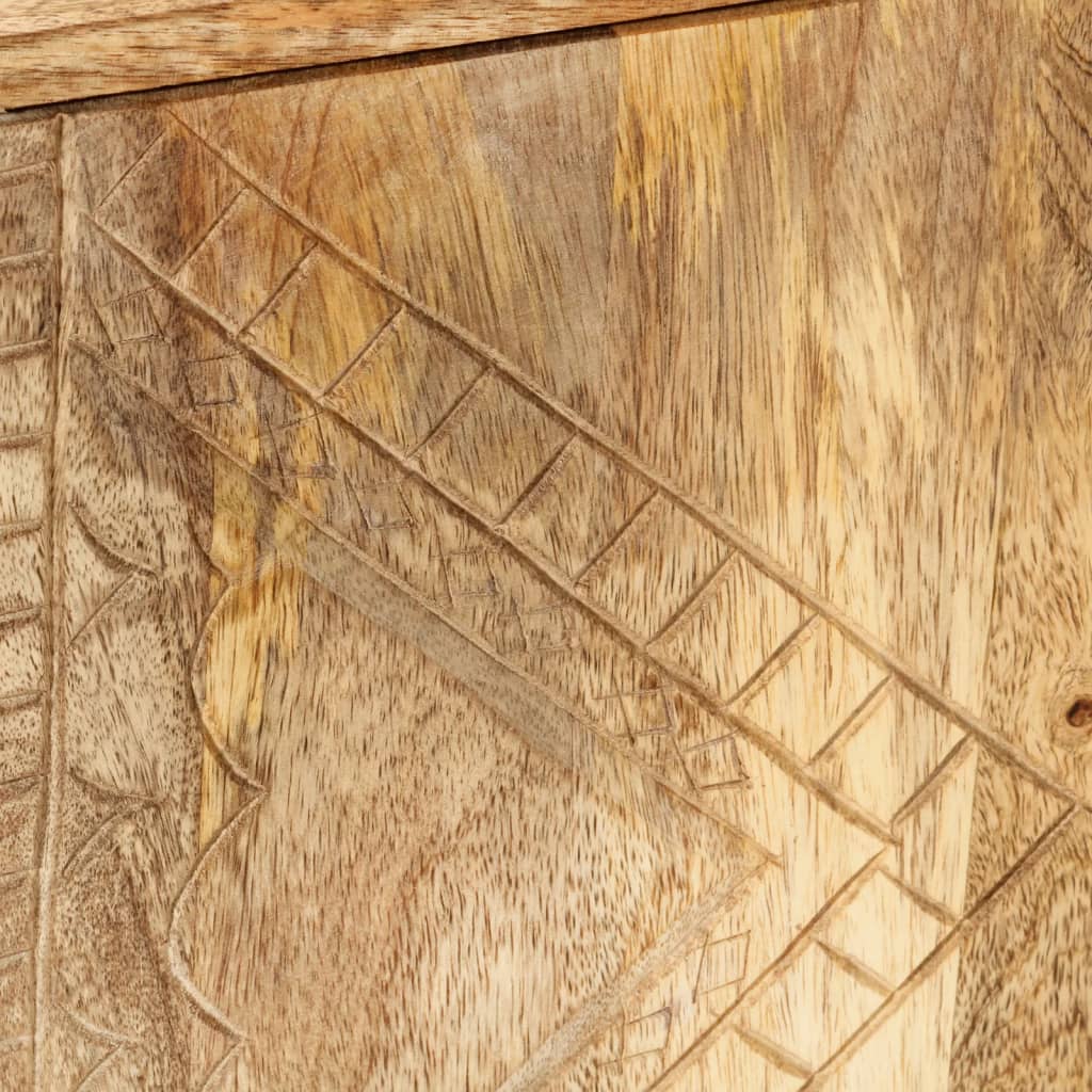 vidaXL Komoda iz trdnega mangovega lesa 110x30x60 cm