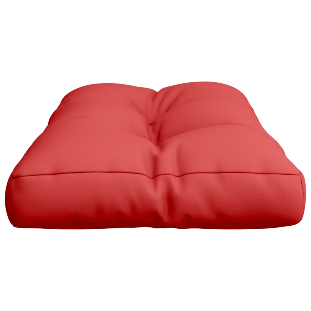vidaXL Blazina za kavč iz palet rdeča 80x40x12 cm