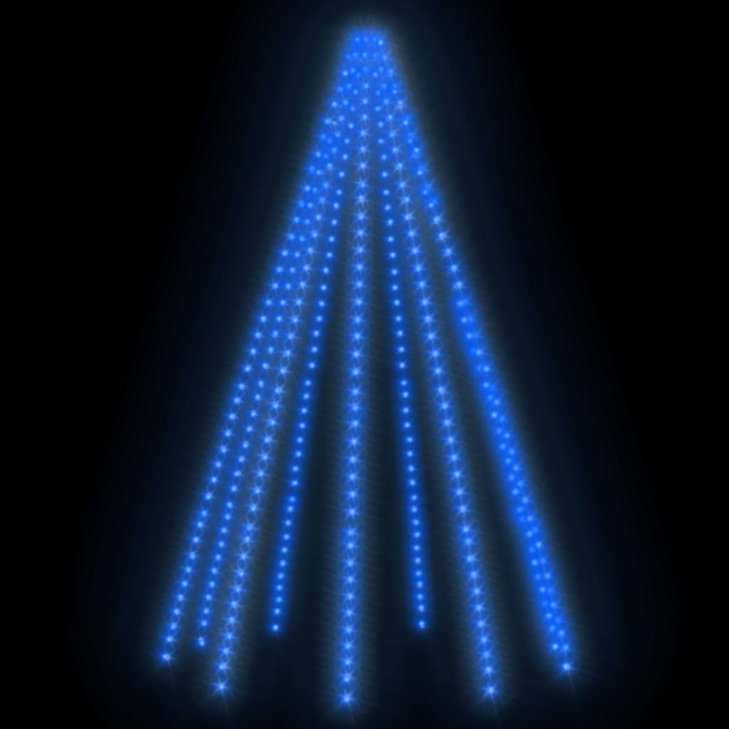 vidaXL Lučke za novoletno jelko 400 LED lučk modre 400 cm