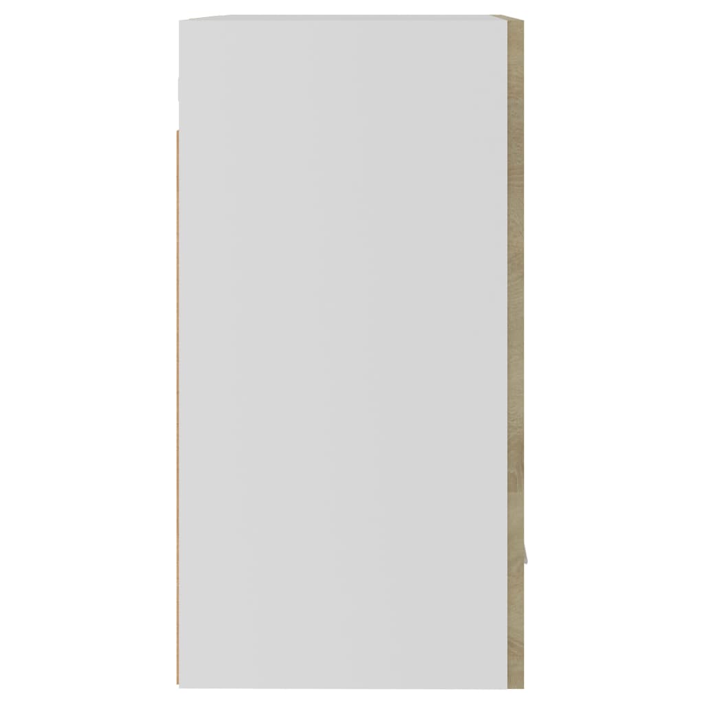 vidaXL Viseča omarica 2 kosa sonoma hrast 50x31x60 cm iverna plošča