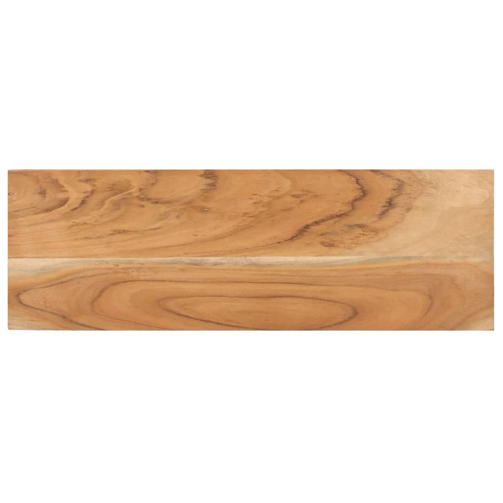 vidaXL Konzolna mizica 110x30x75 cm trden akacijev les