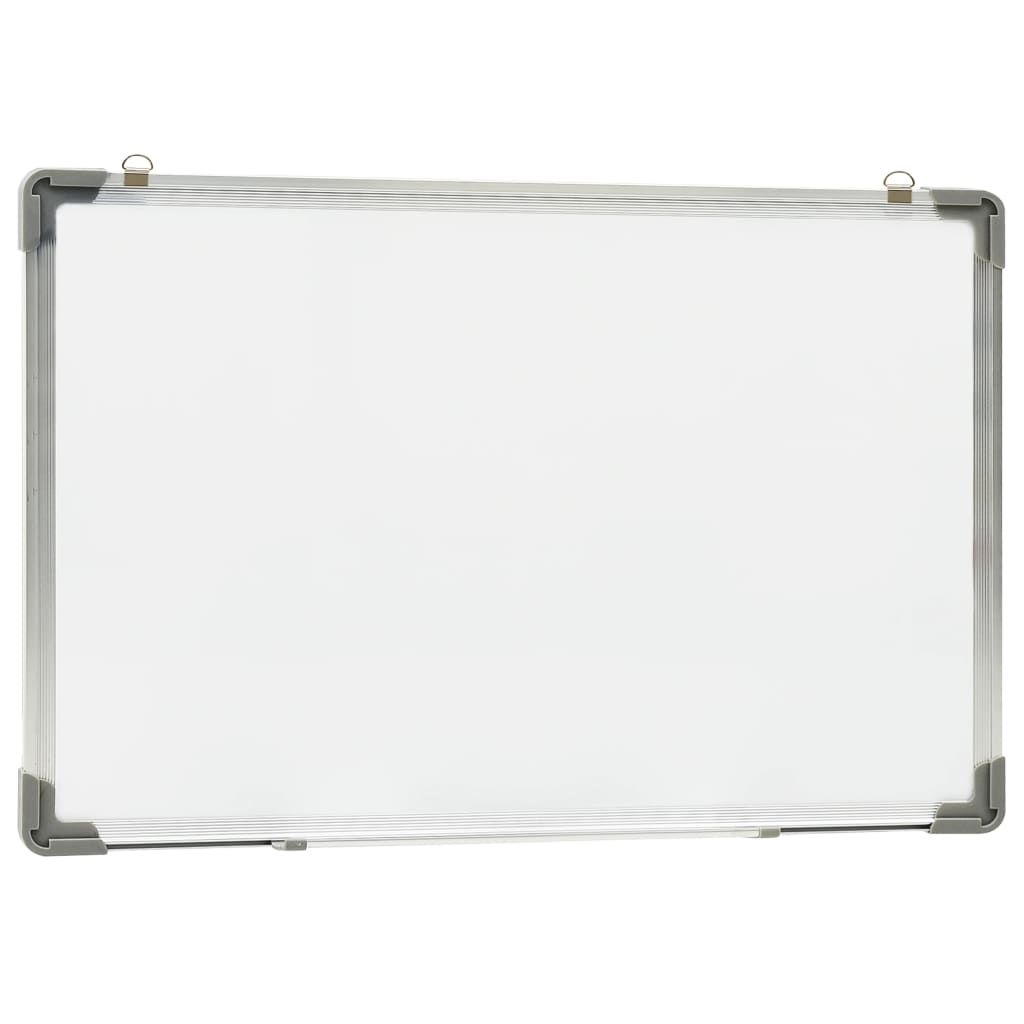 vidaXL Magnetna piši-briši tabla bela 50x35 cm jeklo