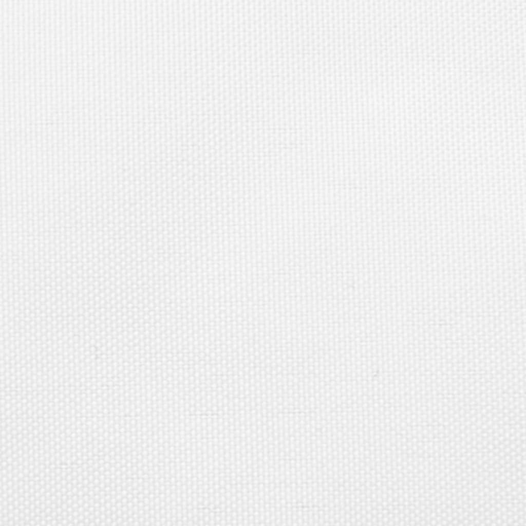 vidaXL Senčno jadro oksford blago kvadratno 5x5 m belo