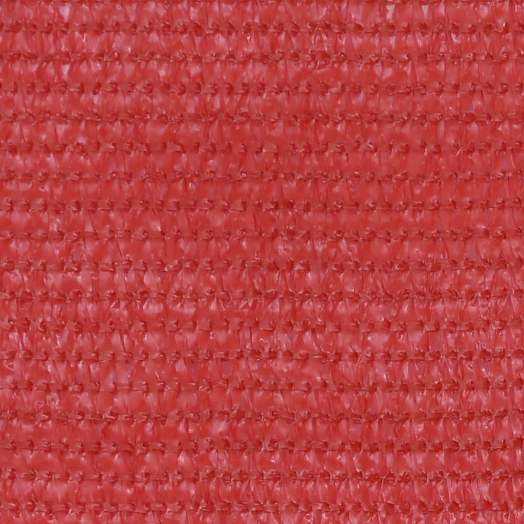 vidaXL Balkonsko platno rdeče 120x400 cm HDPE