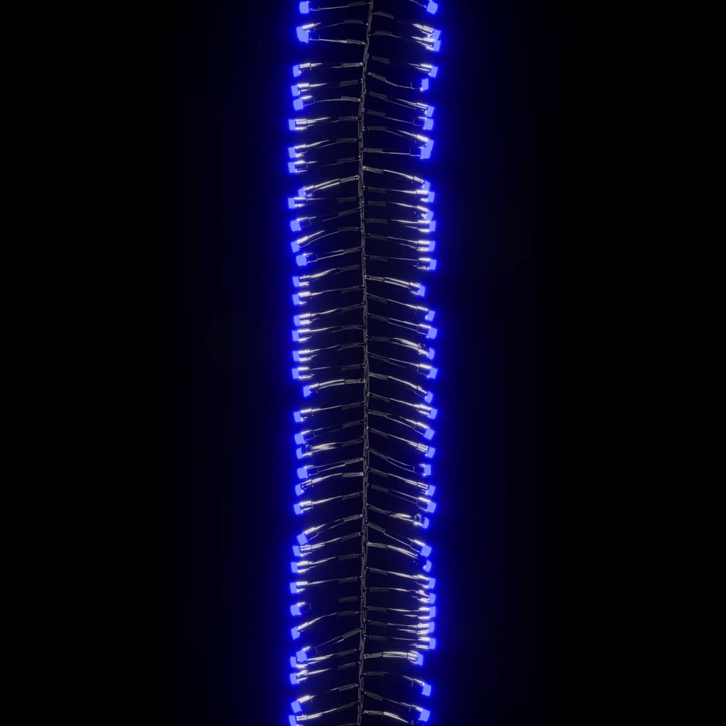 vidaXL LED veriga s 1000 LED lučkami modra 11 m PVC