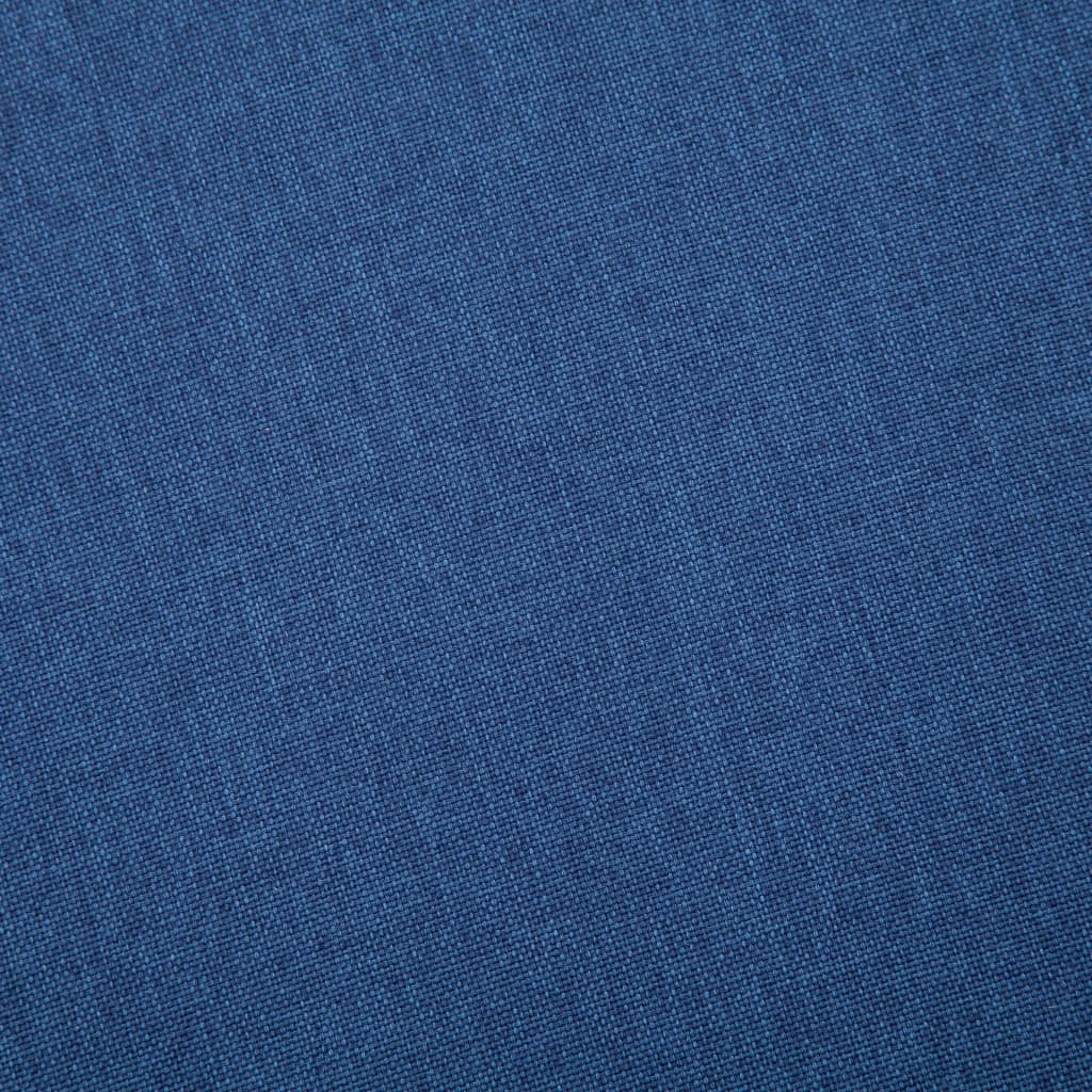 vidaXL Kavč dvosed iz blaga modre barve
