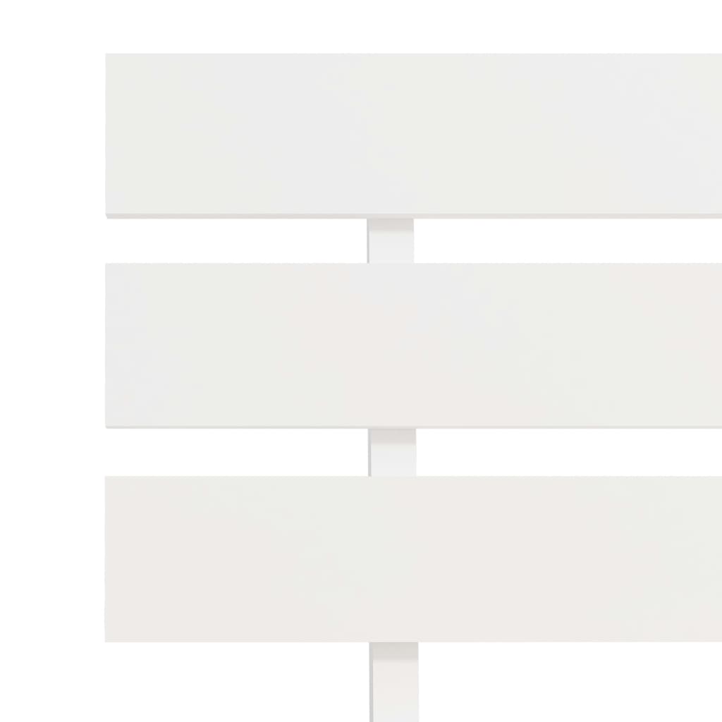 vidaXL Posteljni okvir bel iz trdne borovine 160x200 cm