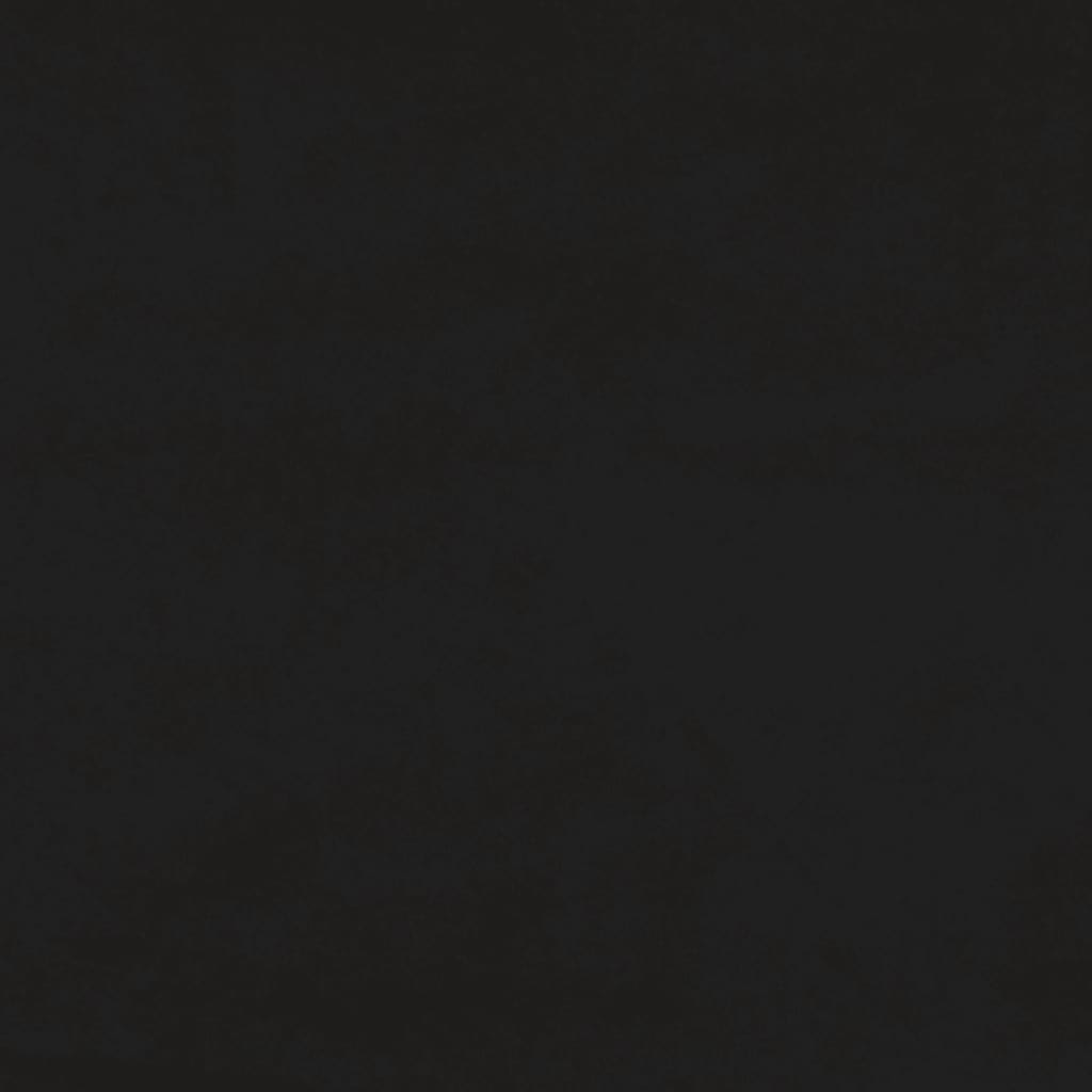 vidaXL Posteljni okvir z vzglavjem črn 120x190 cm žamet