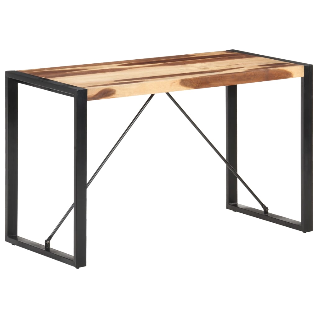 vidaXL Jedilna miza 120x60x75 cm trden les s finišem iz palisandra