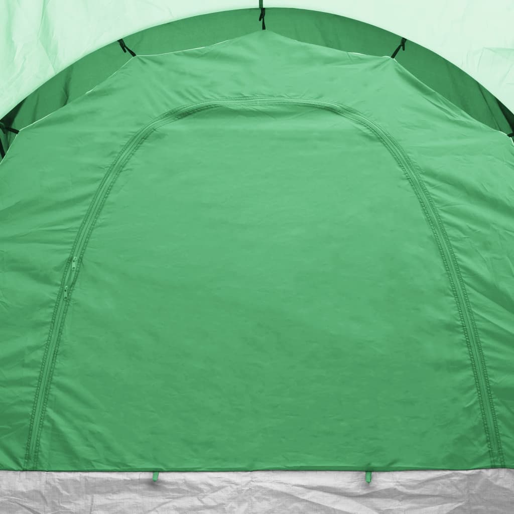 vidaXL Šotor za kampiranje za 6 oseb moder in zelen
