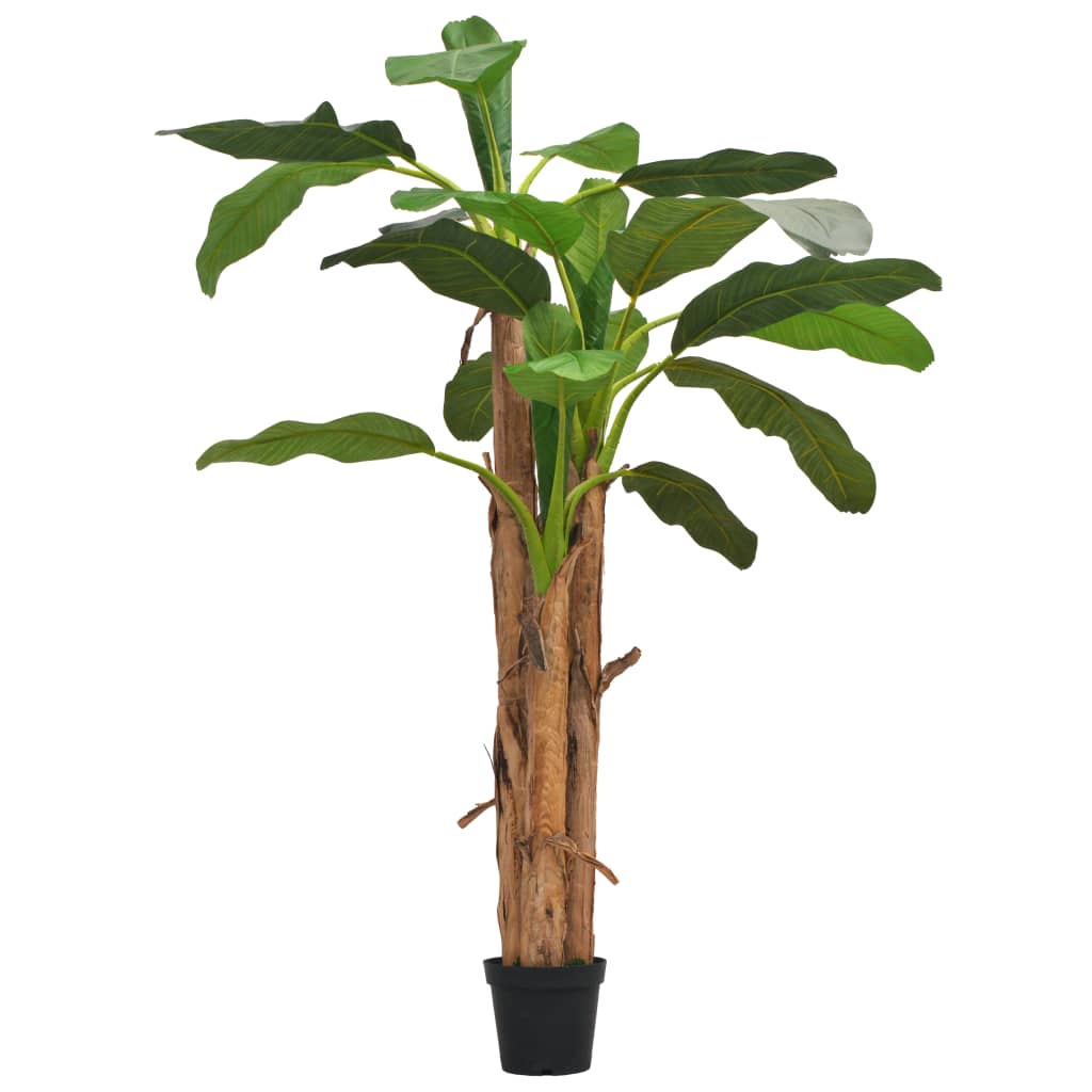 vidaXL Umetna rastlina bananovec v loncu 250 cm zelene barve