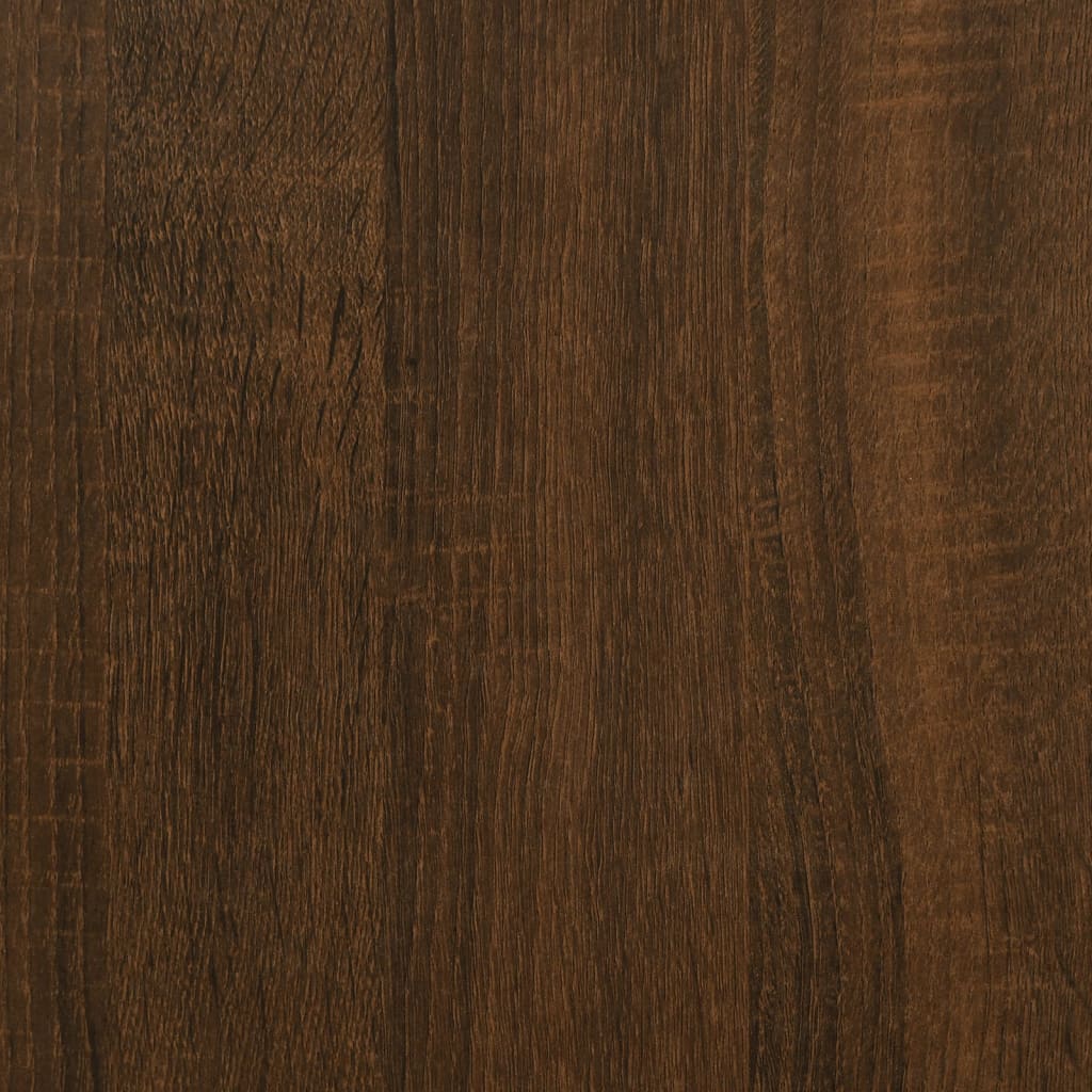 vidaXL Pisalna miza rjavi hrast 100x55x75 cm inženirski les