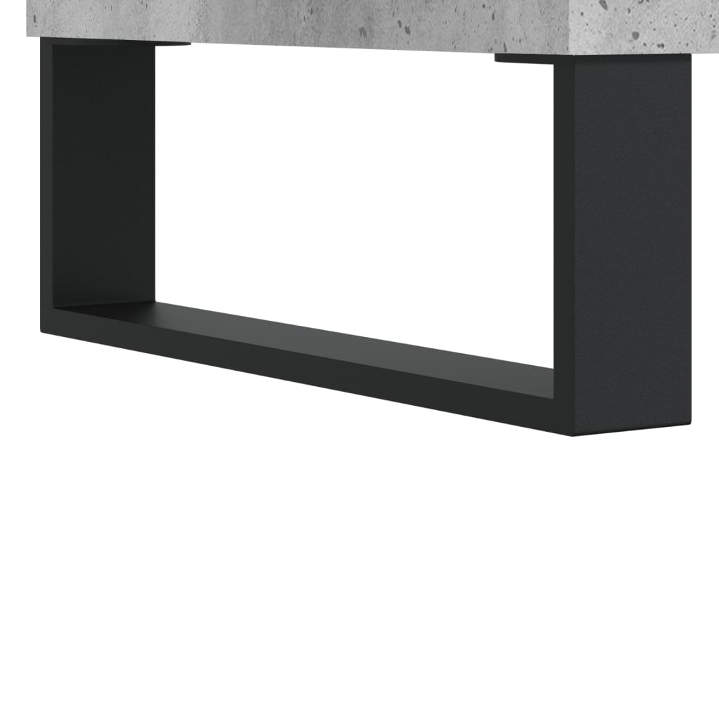 vidaXL TV omarica betonsko siva 150x30x50 cm inženirski les