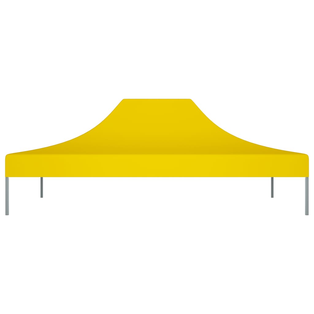 vidaXL Streha za vrtni šotor 4,5x3 m rumena 270 g/m²