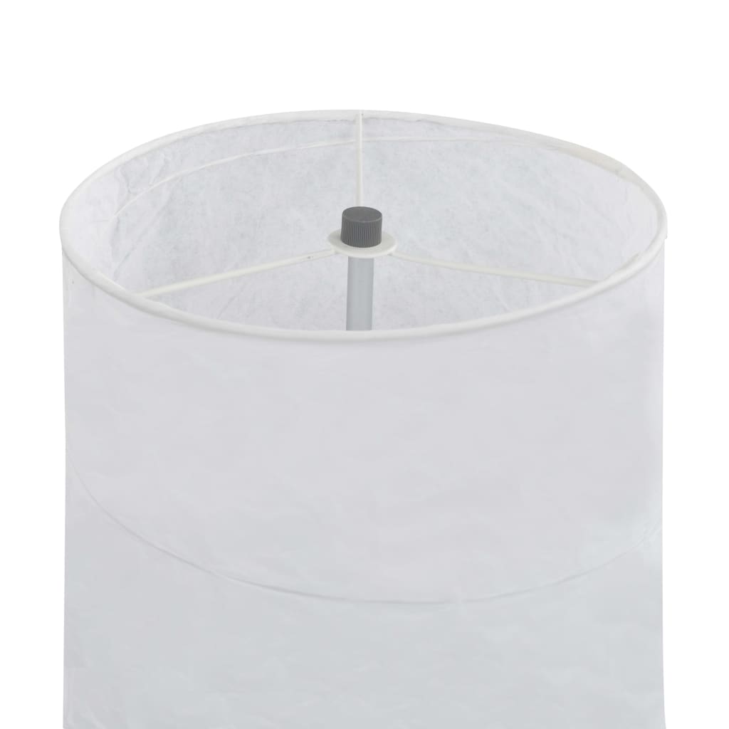 vidaXL Stoječa svetilka s stojalom 121 cm bela E27