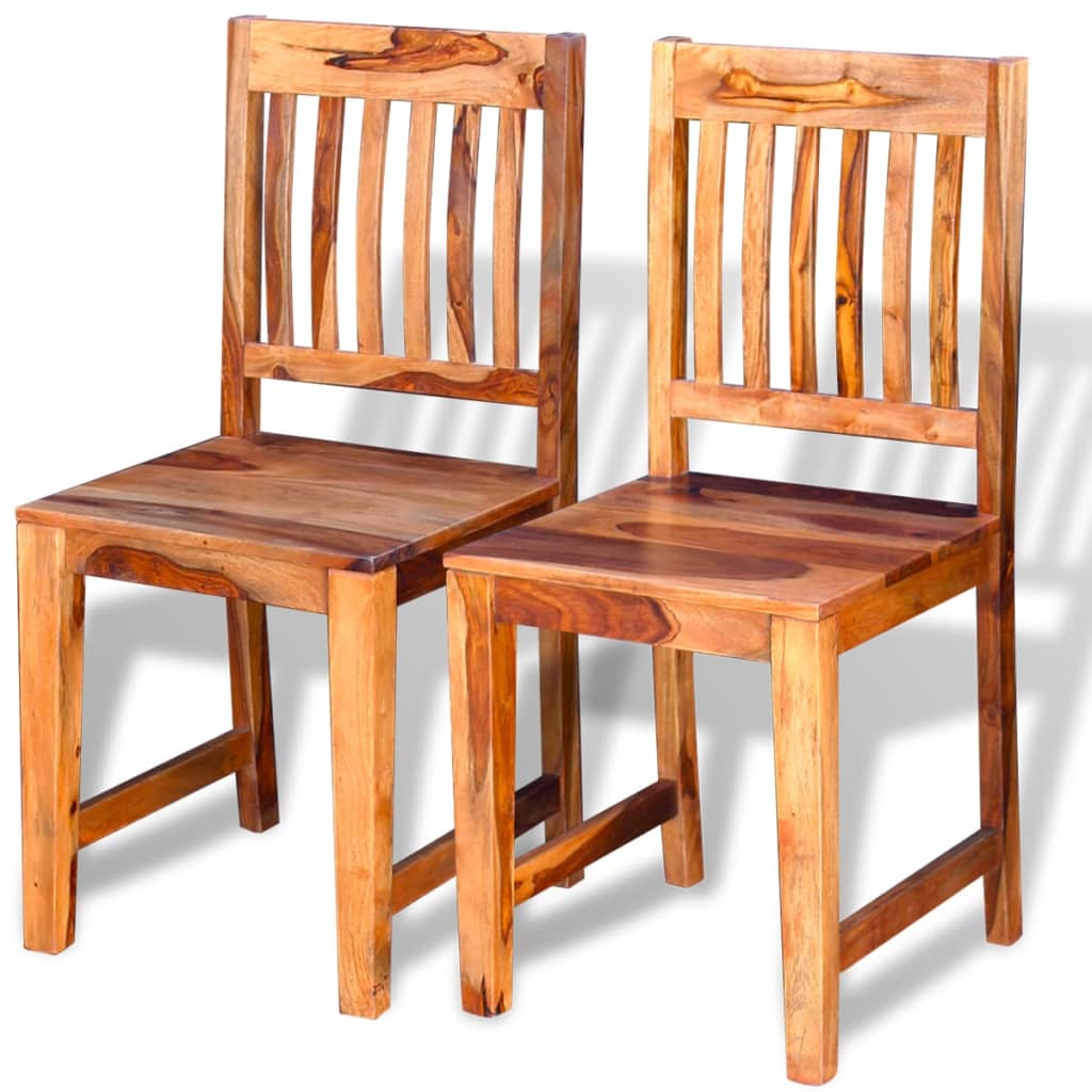 vidaXL Jedilni stoli 2 kosa trden palisander