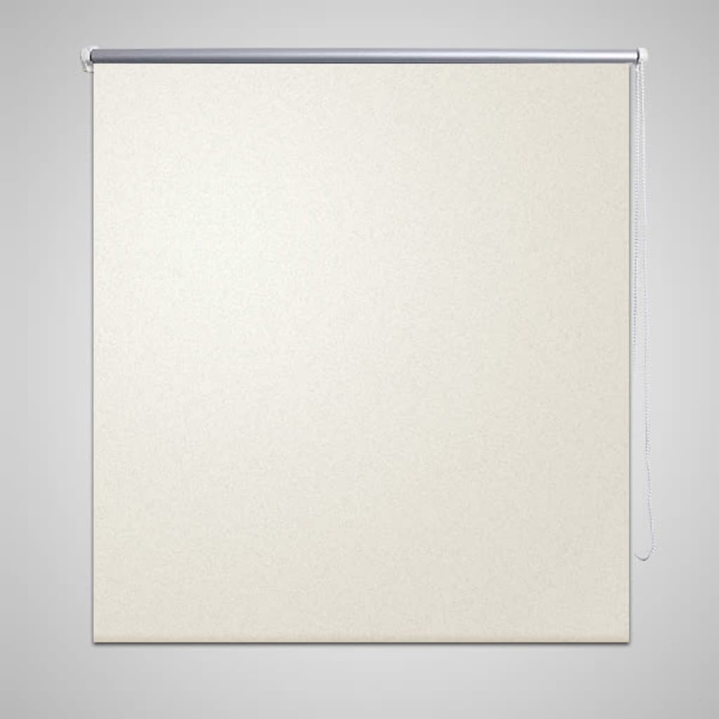Roleta za okna 160 x 230 cm umazano bela