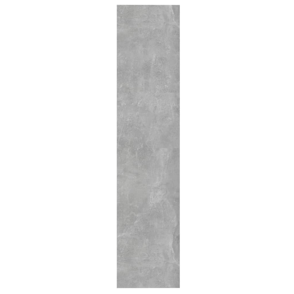 vidaXL Knjižna omara/pregrada betonsko siva 60x30x135 cm