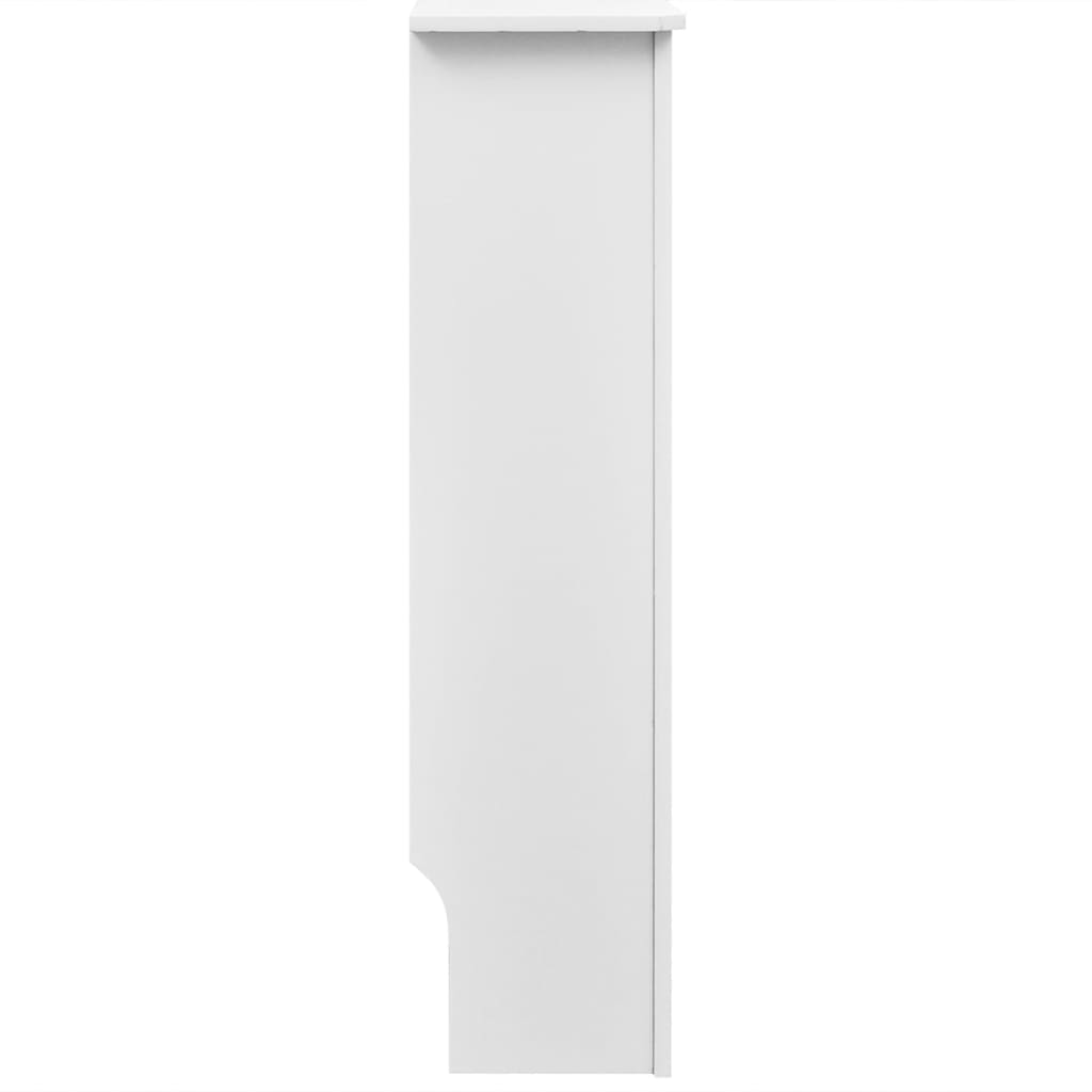 vidaXL Pokrov za radiator bele barve MDF 172 cm