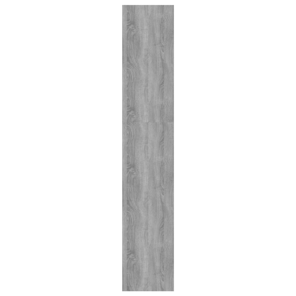 vidaXL Knjižna omara/pregrada betonsko siva 60x30x166 cm