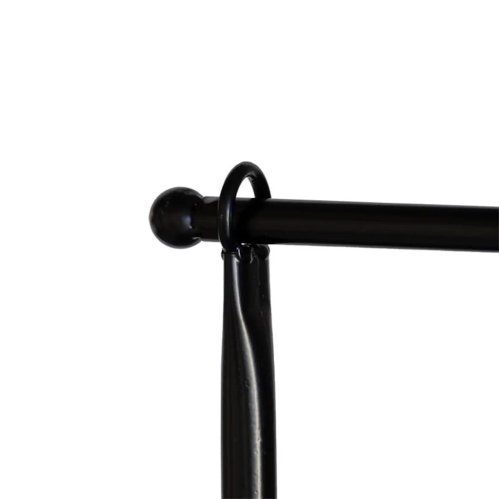 Esschert Design Okrasna namizna palica s primežem črna