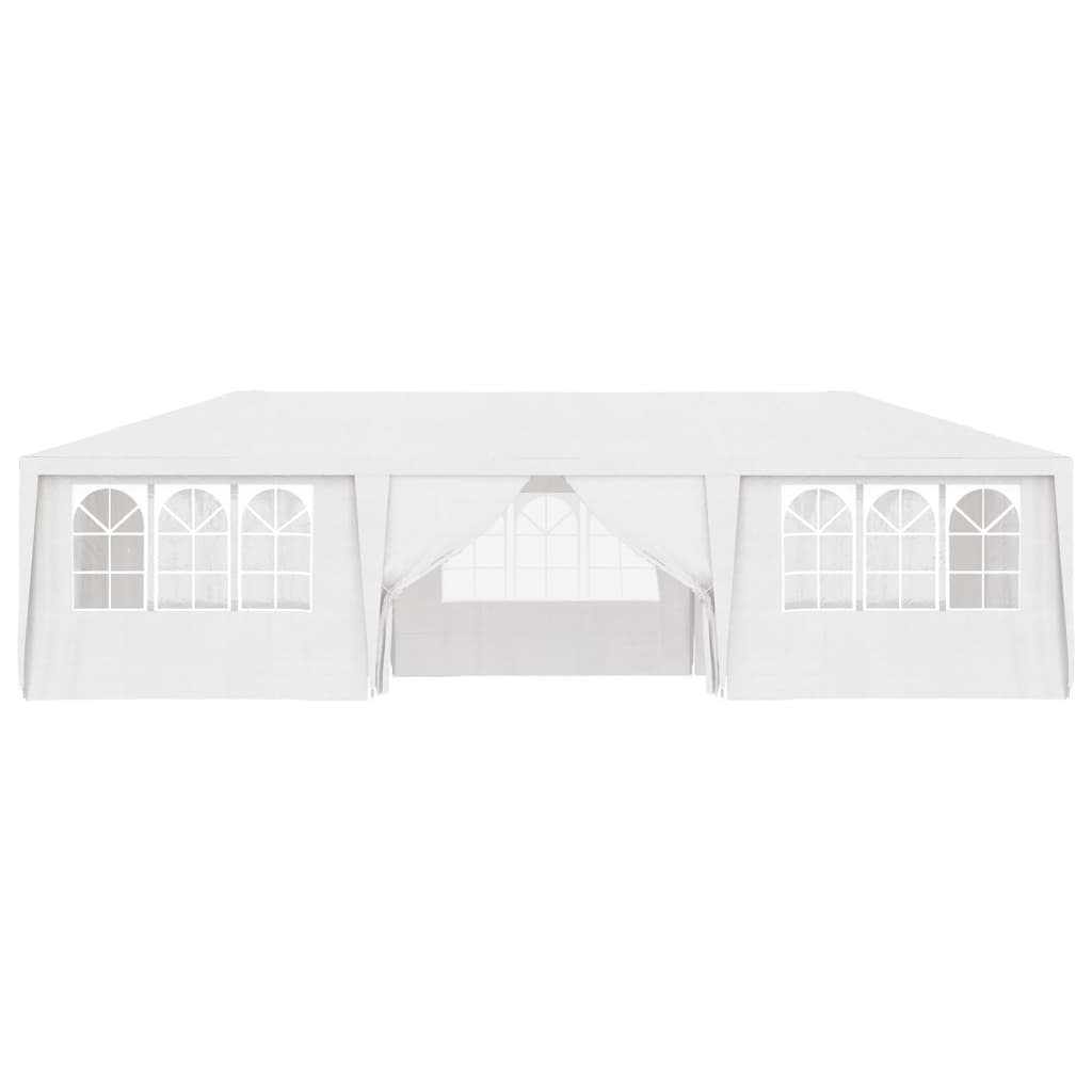 vidaXL Profesionalen vrtni šotor s stranicami 4x9 m bel 90 g/m²