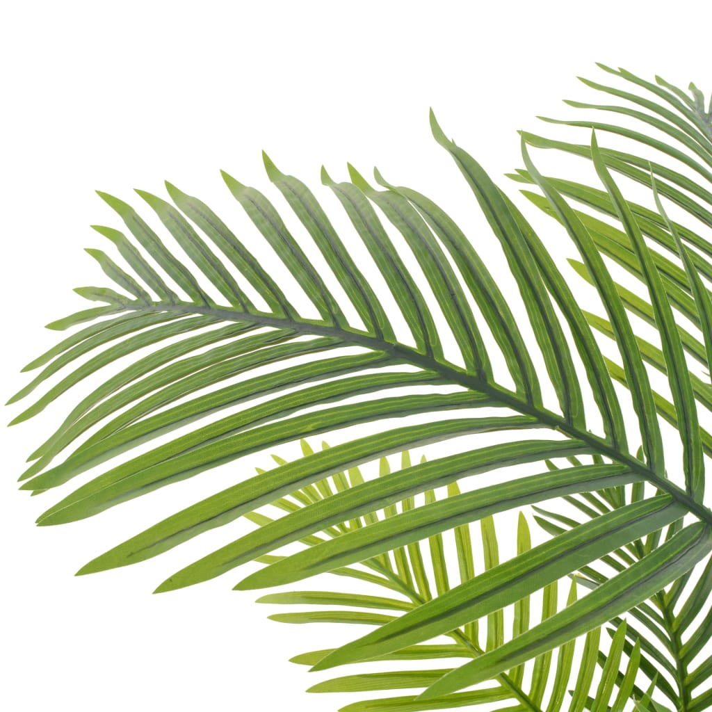 vidaXL Umetna palma z loncem zelena 120 cm