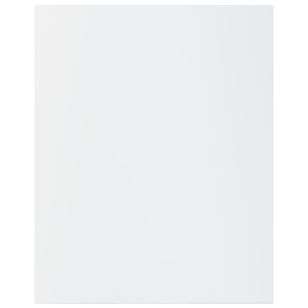 vidaXL Dodatne police za omaro 4 kosi visok sijaj bele 40x50x1,5 cm