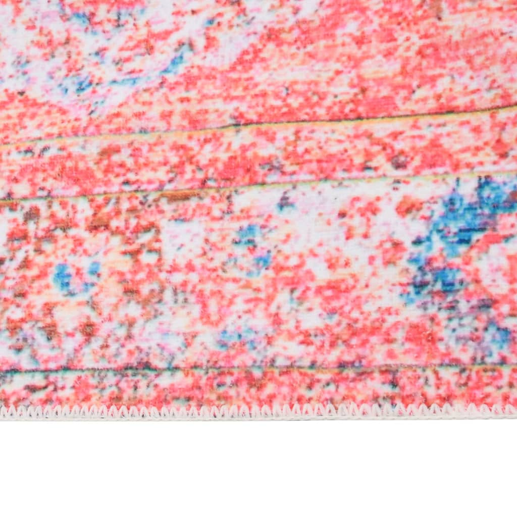 vidaXL Potiskana preproga zložljiva večbarvna 140x200 cm poliester
