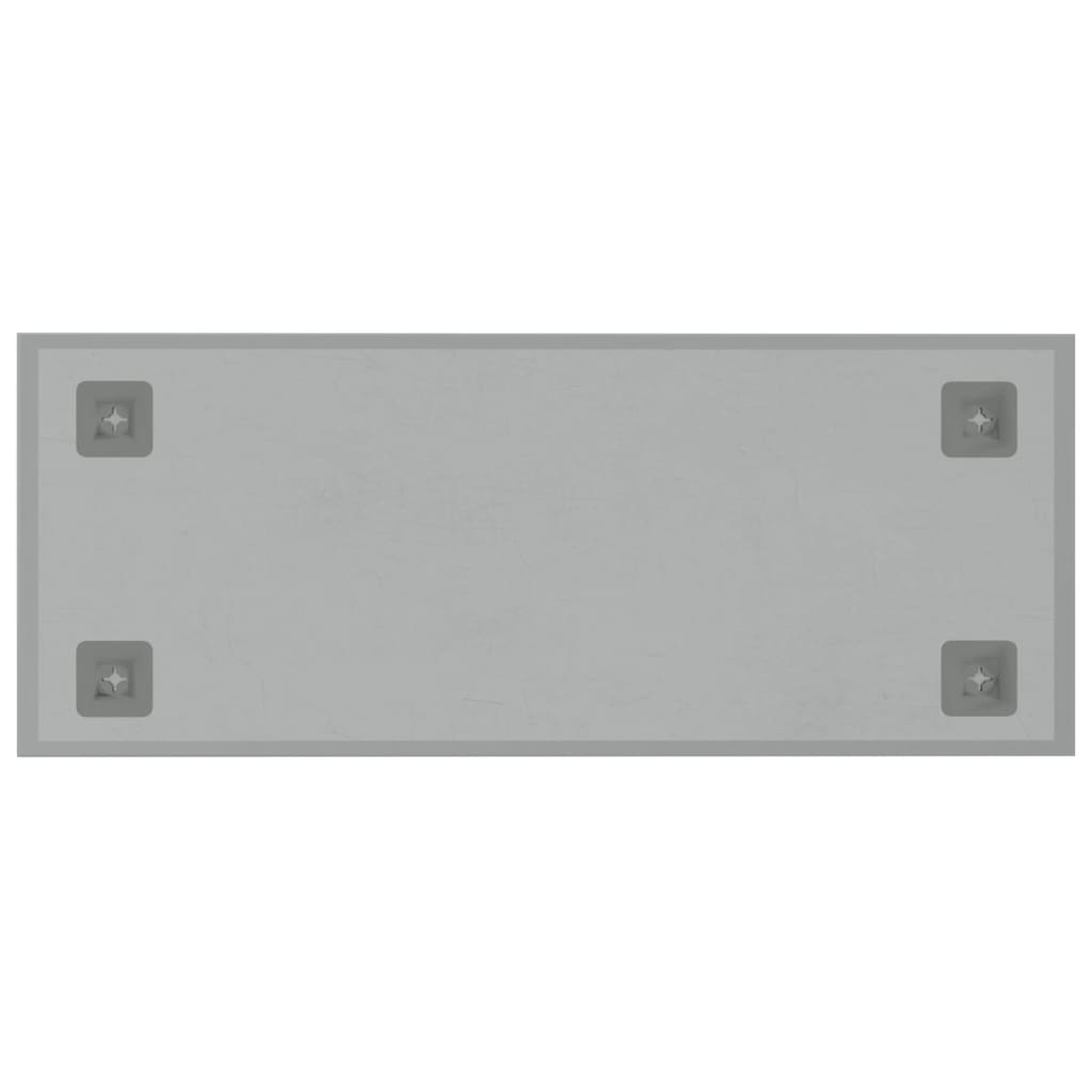 vidaXL Stenska magnetna tabla bela 50x20 cm kaljeno steklo